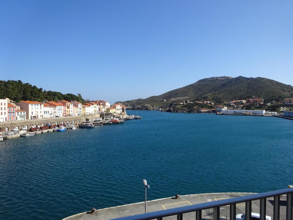 Vue Sur Mer! Levers De Lune Et Soleil En Direct! Port Vendres Exterior foto